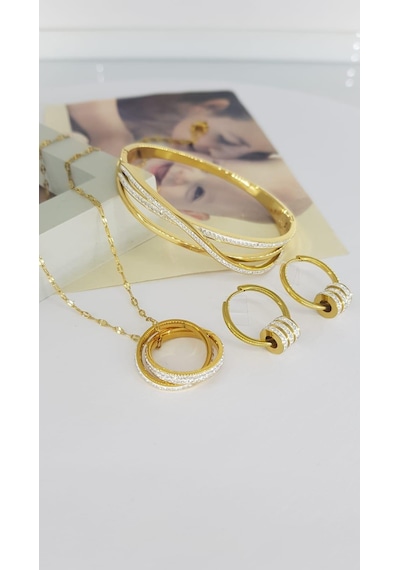Sones Çelik Takı Setleri Sns50024899 Gümüş - Rose Gold