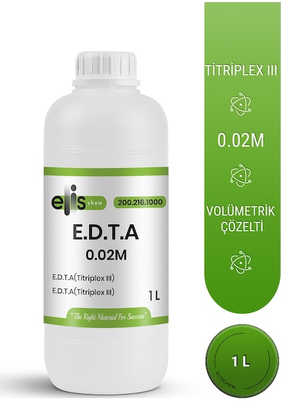 E.d.t.a Çözeltisi Titriplex Iıı 0,02m 1 Litre