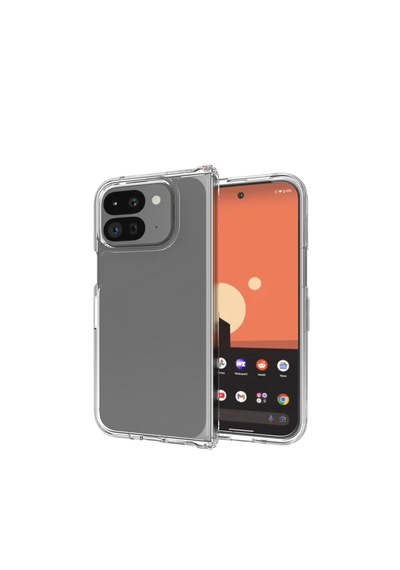 Google Pixel 9 Pro Fold Sert Kristal Kapak Kılıf-şeffaf Al3157