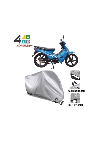 Arora Ar 50-50 Kasırga Motosiklet Brandası ( Kilit Uyumlu