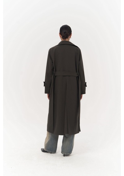 Mai Collection Mai Studios Co. Albany Antrasit Mevsimlik Trençkot Antrasit