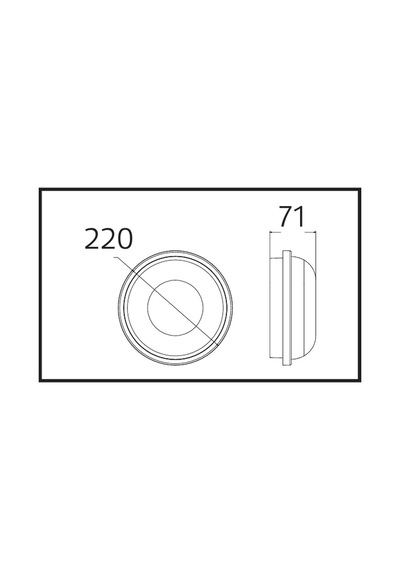 Horoz Artos 20w Yuvarlak Glop Led Armatür Siyah 6500k Beyaz Işık