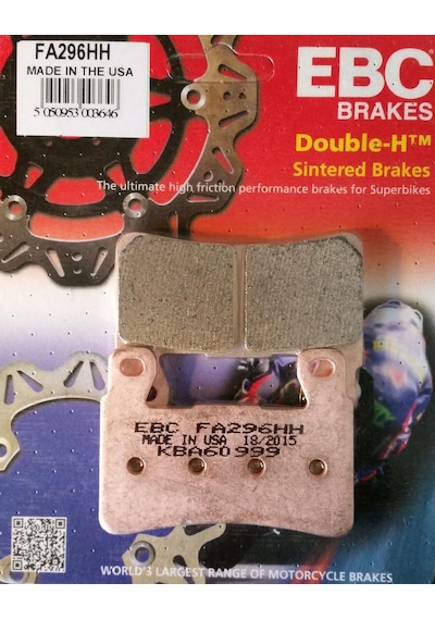 Ebc Fa296Hh 2008-2010 Harley-Davidson Sportster XR1200 Ön Fren Balatası