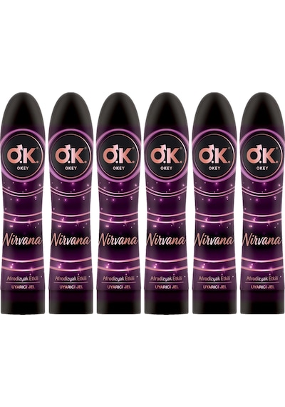 Okey Kayganlaştırıcı Jel 100ml Nirvana 6 Lı Set