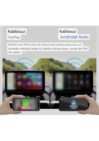 Xuda Carplay Android+App İphone İos Uyumlu Bluetooth+wifi Otoma