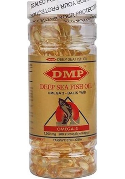 Dmp Omega 3 Balık Yağı 1000 Mg 1 Adet 200 Softgel Şubatl