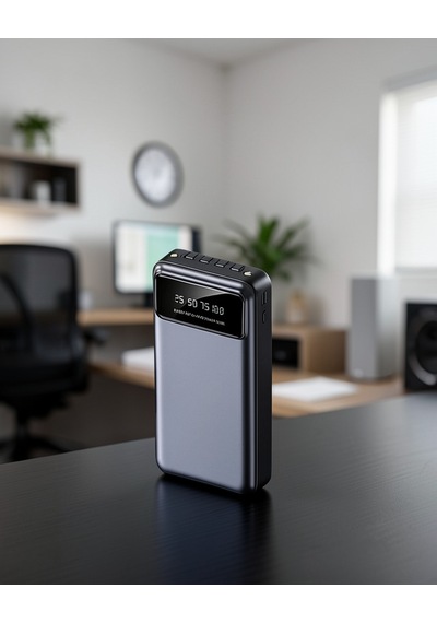 Powerbank 20000 Mah 4 Portlu Hızlı Şarjlı Led Gösterge Çok Renkli