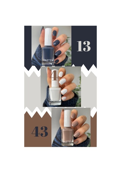 3 Lü Set Oje 13 - Oje 04 - Oje 43 Nail Polish Kış Renkleri Musk Melon