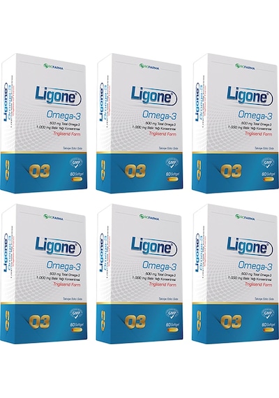 Ligone Omega-3 Softjel 6X