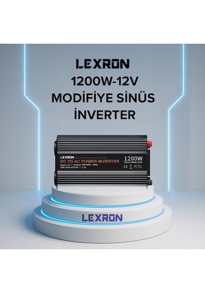 Lexron 12v/1200w Modifiye Sinüs Inverter
