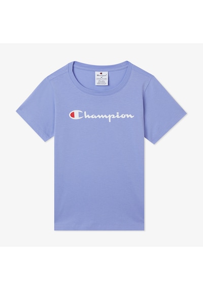 Champion Crewneck Ss Çocuk Mor T-shirt 404998 Mor