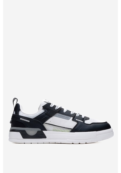 Hammer Jack Erkek Kalın Taban Bağcıklı Sneaker Gerçek Deri Hj 25205m Beyaz/siyah