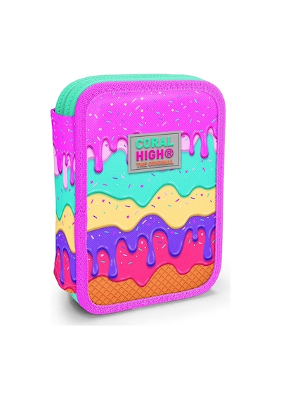 Coral High Organizer İki Katlı Kalem Çantası - Pembe Mor Dondurma, Kız Çocuk, Pembe Mor Dondurma Pembe - Sarı Coral High Organizer İki Katlı Kalem Çantası - Pembe Mor Dondurma, Kız Çocuk, Pembe Mor Dondurma Pembe - Sarı