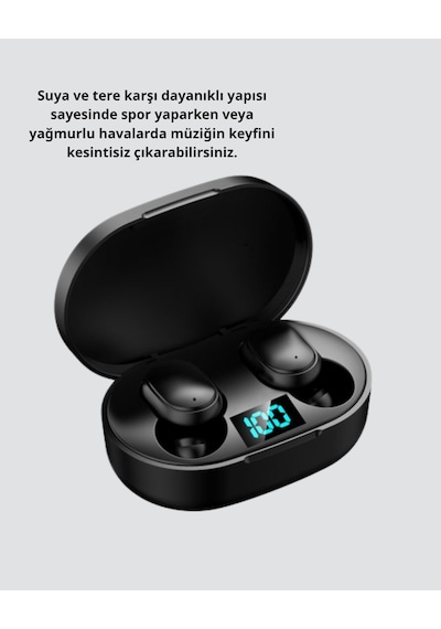 Anc Bluetooth Kulaklık - Suya Ve Tere Dayanıklı, Uzun Pil Ömürlü, Mikrofonlu Kablosuz Kulaklık
