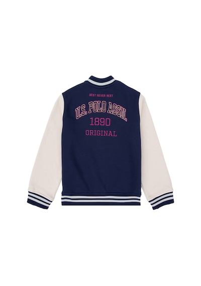 U.S. Polo Assn. Kız Çocuk Lacivert Bomber Kolej Ceket 50298491-VR033