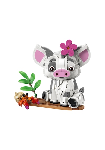 LEGO® | Disney Moana Pua 43292 - 9 Yaş ve Üzeri Çocuklar için Dal ve Çiçek Aksesuarları İçeren Oyuncak Yapım Seti (885 Parça)