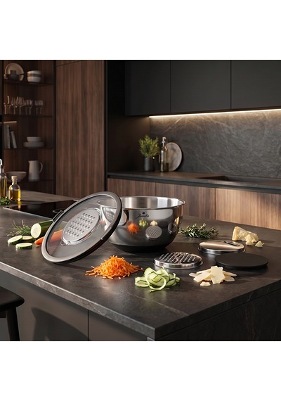 Jumbo New Globe Rendeli Saklama Kabı 24 Cm Gri