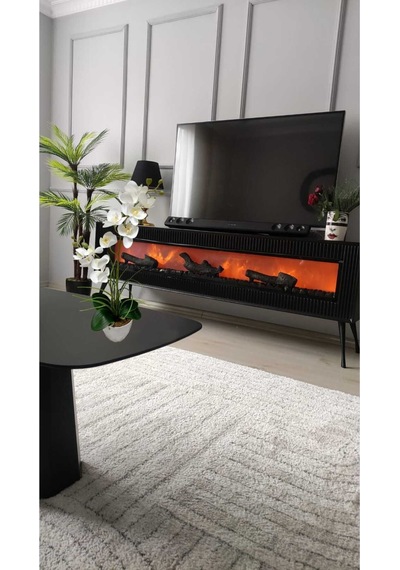 İkili Beyaz Islak Orkide Anneler Gününe Özel Yapay Çiçek Beyaz Yakamoz Saksıda 50 Cm.