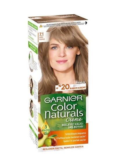 Color Naturals Saç Boyası 7.1 Küllü Kumral
