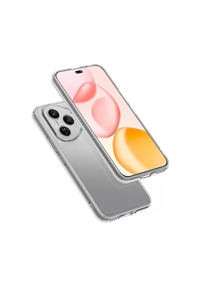 Noktaks - Honor Uyumlu Honor 400 Pro - Kılıf Şeffaf Soft Slim Fitt Süper Silikon Kapak - Şeffaf - T38294 Şeffaf
