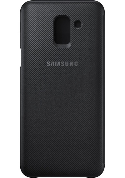 Galaxy J6 2018 İle Uyumlu Wallet Cover Kılıf Siyah Ef-wj600cbegww