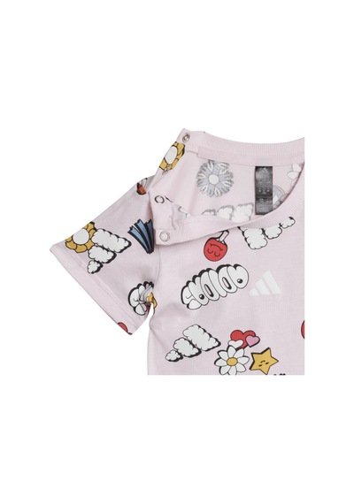 Adidas Jı6235 I Fun Aop Set Bebek Eşofman Takımı Renkli