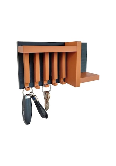 Anahtarlık Askısı 13 X 24 Cm Duvar Süsü Plastik Beyaz
