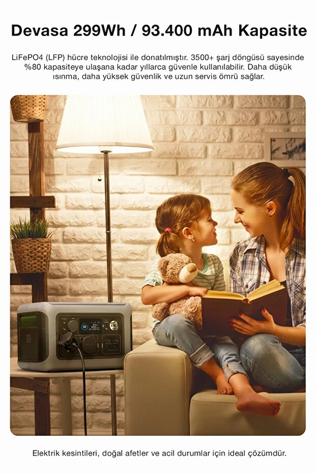 1200w Taşınabilir Güç Istasyonu Ve Güç Kaynağı