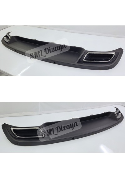 Skoda Superb 2015-2018 Kare Egzoz Difüzör-difizör Plastik