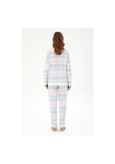 U.s. Polo Assn. Kadın Kum Pijama Takım 50302071-vr085 Kum