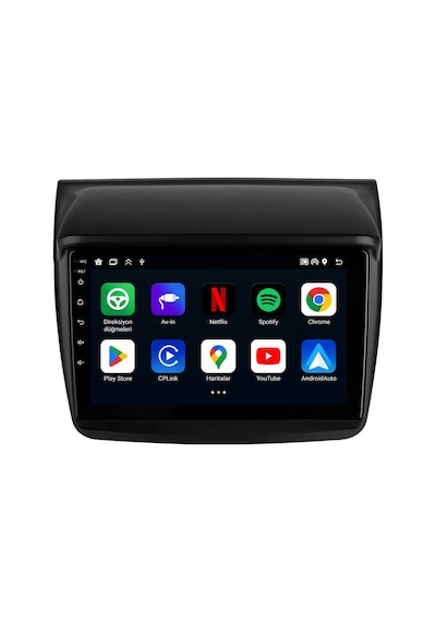 Mitsubishi L200 Android Multimedya 2007-2015 Carplay Android Auto Navigasyon Kameralı 4gb Ram 32gb 9"