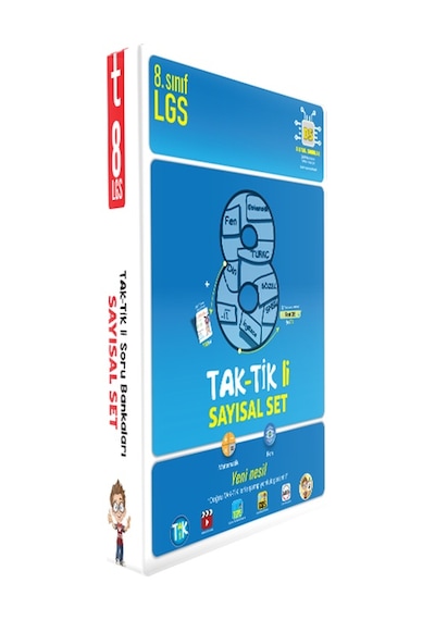 Tonguç 8.Sınıf Taktikli Sayısal Set Soru Bankası Test Kitabı