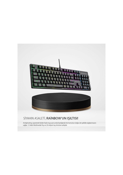 3 Adet Inca Empousa Blue Switch Anti-ghost Mekanik Gaming Klavye Ikg-440t
