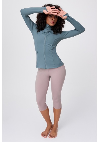 Hıghrıse Comfortflex Yüksek Bel Spor & Aktif Yaşam Kapri Taytı-2885 Kahverengi