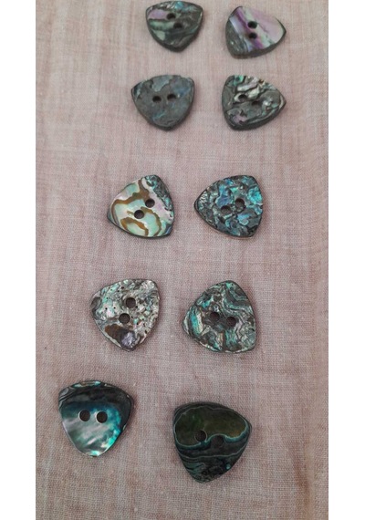 Doğal Hakiki İnci Midye Kabugu Düğme 21 Mm 10 Adet