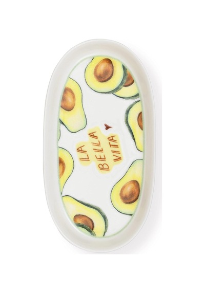 Marka Italian Summer Oval Servis Tabağı 2li 23 Cm Çok Renkli