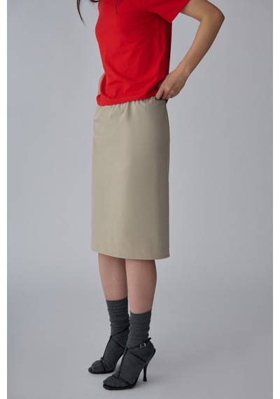 Suud Collection Taş Midi Gabardin Etek