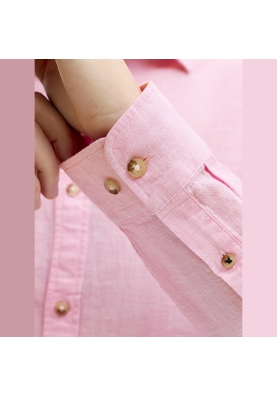 Jack & Jones Erkek Uzun Kollu Gömlek - Summer - 12289174 Pembe