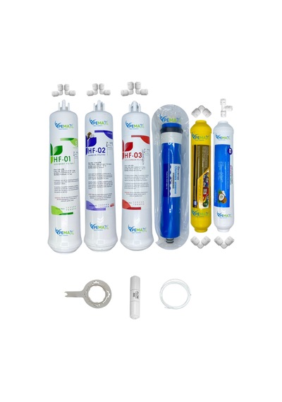 Pws Kapalı Kasa Su Arıtma Cihazlarına Hft 6li Reverse Osmosis Mebran Mineral+tatlandırıcı