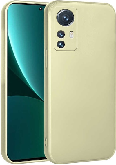 Xiaomi Mi 12 Lite Kılıf Zore Premier Silikon Kapak Gold