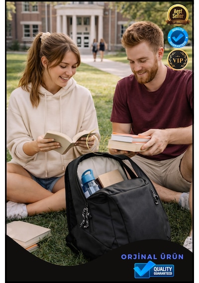 Overpet Günlük & Outdoor Sırt Çantası 10 L Hafif, Konforlu Ve Çok Amaçlı Kullanım Siyah
