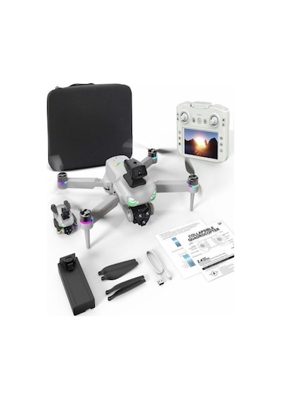 R08 Kumandadan Ekranlı Drone Kulaklık Hediyeli