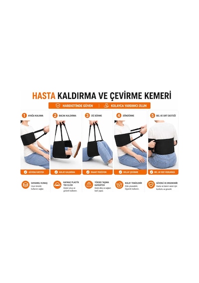 Hasta Transfer Kemeri Hasta Kaldırma Ve Çevirme Kemeri