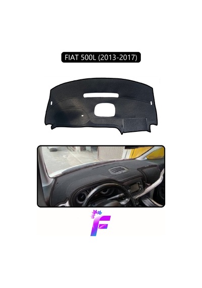 Fıat 500l 2013-2017 Uyumlu Torpido Örtüsü Çatlama Ve Isıya Karşı Tam Koruma Oto Aksesuar E42