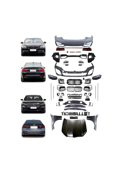 Bmw 7 Serisi F02 2009-2014 Uyumlu 2022 G12 Yükseltme Body Kit Makyajlama Seti-hazır Stok