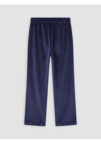 Lcw Dream Lacivert Beli Lastikli Kadife Kadın Pijama Alt