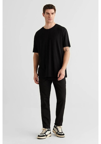 Gant Erkek Siyah Baskılı Kısa Kollu T-shirt-14701