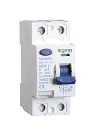 Sigma Shm2063030 Kaçak Akım Rölesi 1 Faz+nötr 63a. 30ma Ac Tipi