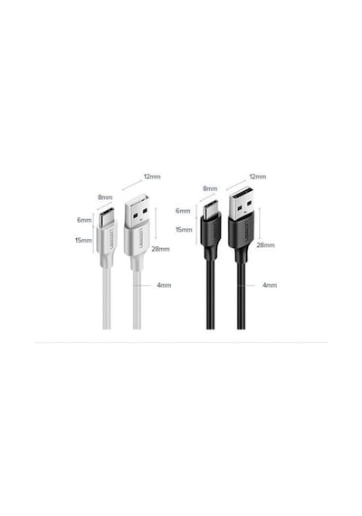 Usb Type-c Şarj Ve Data Kablosu, Siyah 1 Metre