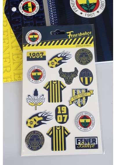 Fenerbahçe Dekomus İle Yeni Sezon Lisanslı Full Lise Kırtasiye Seti Büyük Boy Okul Çantası,kalem Çantası Çok Renkli
